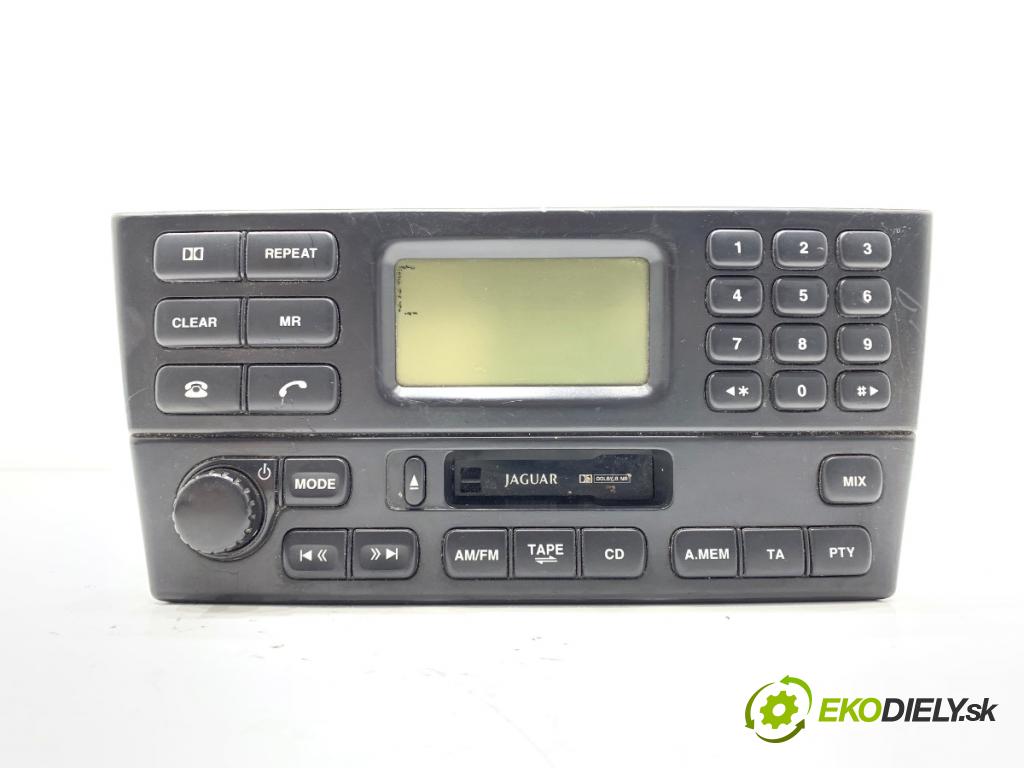 JAGUAR X-TYPE I sedan 2001 169 kW 3.0 V6 Napęd na wszystkie koła 2967 RADIO 1X43-18K876-AB (Audio zařízení)