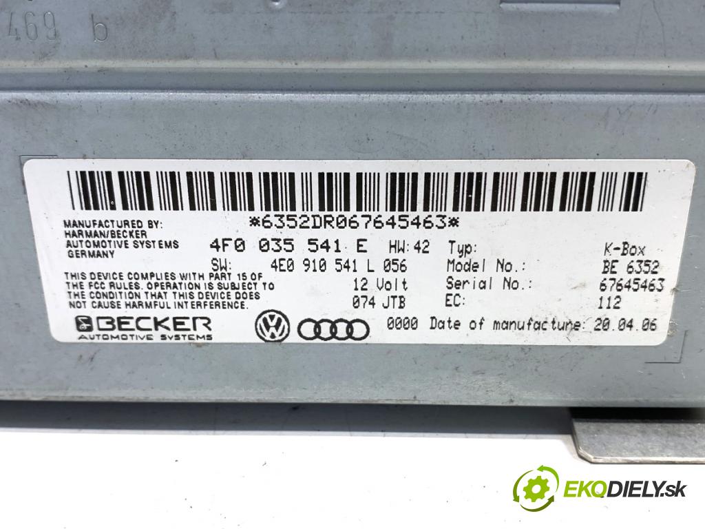 AUDI A6 C6 Kombi 2006 165 kW 3.0 TDI quattro 2967 TUNER radia 4F0035541E