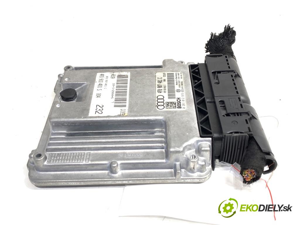 AUDI A6 C6 Kombi 2006 165 kW 3.0 TDI quattro 2967 řídící jednotka motora 4F0907401C 0281012915 (Řídící jednotky)