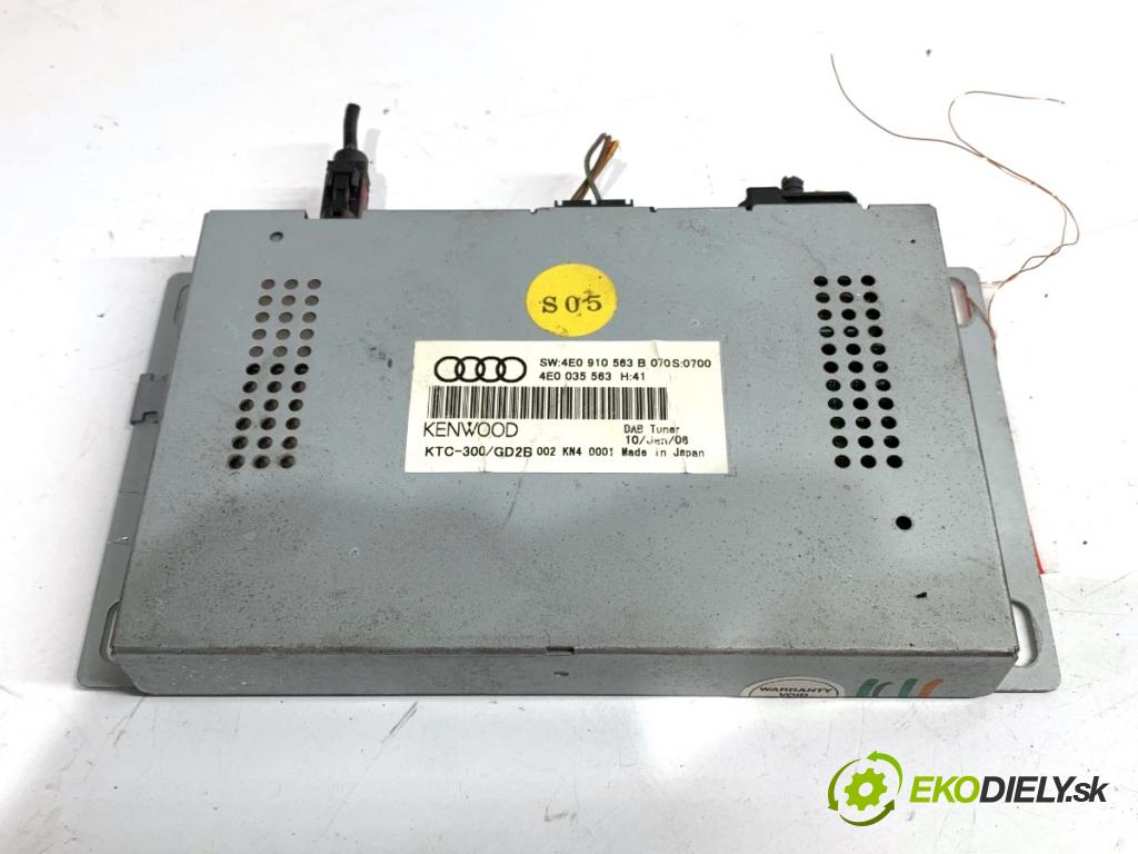 AUDI A6 C6 Kombi 2006 165 kW 3.0 TDI quattro 2967 Modul BLUETOOTH 4E0910563B (Riadiaca jednotka ostatné)