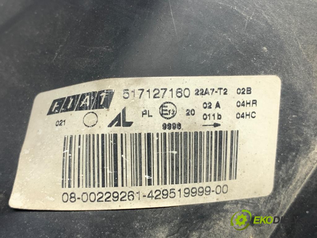 FIAT STILO liftback 2004 85 kW 1.9 JTD (192_XE1A) 1910 Svetlomet ľavy predný 517127160