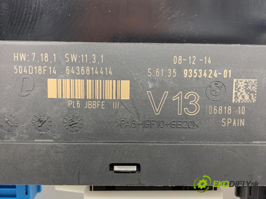 BMW F06 coupe 2015 330 kW 650 i xDrive 4395 Modul komfortu 9353424 (Modul komfortu)