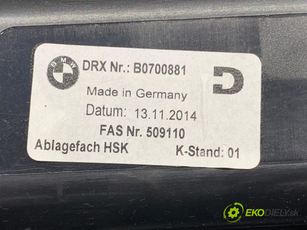 BMW F06 coupe 2015 330 kW 650 i xDrive 4395 Priehradka, kastlík spolujazdca  (Priehradka (kastlík))