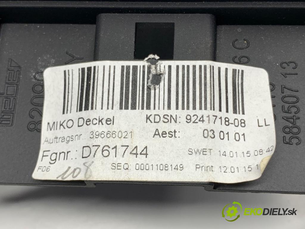 BMW F06 coupe 2015 330 kW 650 i xDrive 4395 Lakťová opierka 9241718 (Lakťová opierka)