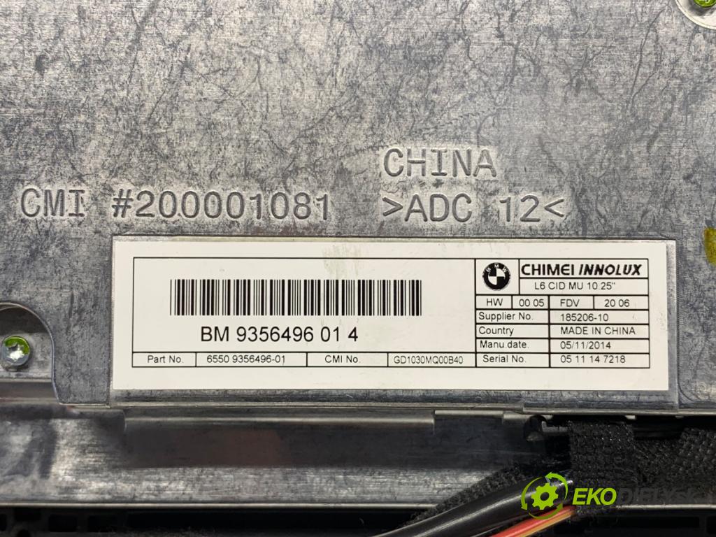 BMW F06 coupe 2015 330 kW 650 i xDrive 4395 Dislpej 9356496 (Prístrojová doska)