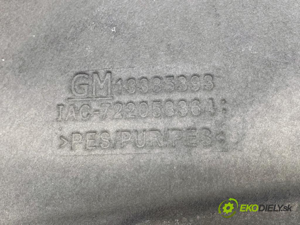 OPEL ZAFIRA C nadwozie wielkoprzestrzenne (MPV) 2014 96 kW 2.0 CDTi (75) 1956 odhlučnění kapoty 13385393