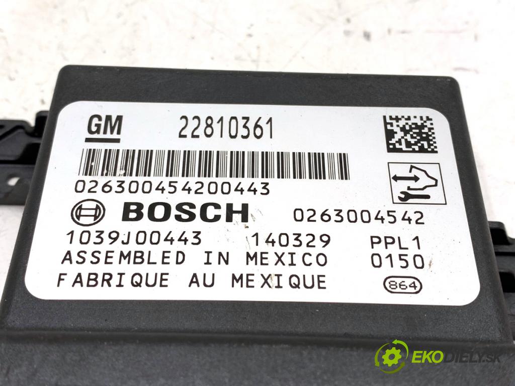 OPEL ZAFIRA C nadwozie wielkoprzestrzenne (MPV) 2014 96 kW 2.0 CDTi (75) 1956 Modul PDC 22810361 (Riadiaca jednotka ostatné)