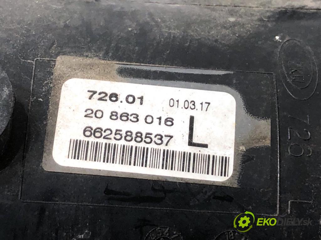 OPEL ZAFIRA C nadwozie wielkoprzestrzenne (MPV) 2014 96 kW 2.0 CDTi (75) 1956 hmlové svetlo, hmlovka levý přední část 20863016