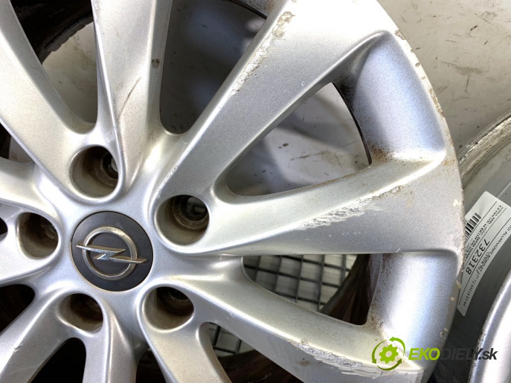 OPEL ZAFIRA C nadwozie wielkoprzestrzenne (MPV) 2014 96 kW 2.0 CDTi (75) 1956 disky hlinikové 17 5X115 ET 44 CENTRUM 70,2 0P068
