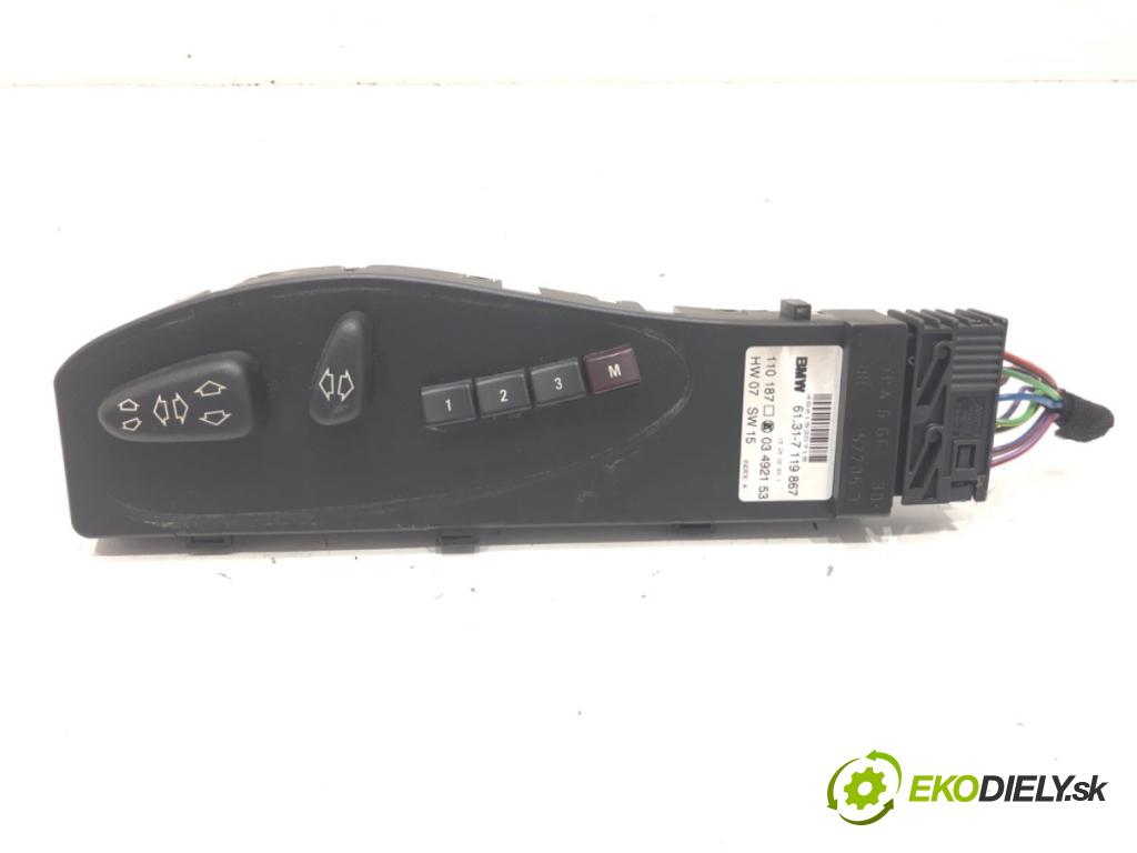 BMW E53 SUV 2006 160 kW 3.0 d 2993 Prepínač sedačky ľavy 7119867