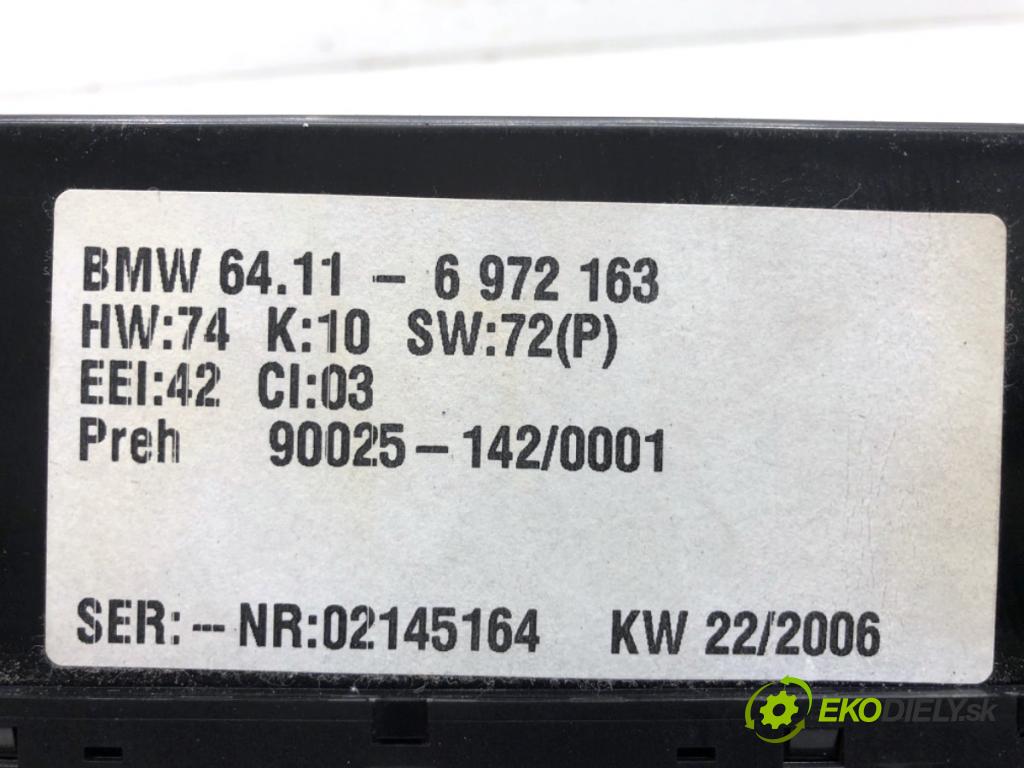 BMW E53 SUV 2006 160 kW 3.0 d 2993 Panel ovládania kúrenia 6972163 (Prepínacie páčky pod volantom)