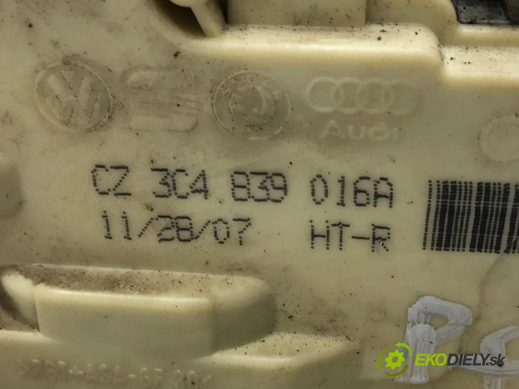 VW PASSAT B6 sedan 2007 103 kW 2.0 TDI 1968 zámok dveře pravý zadní část 3C4839016A