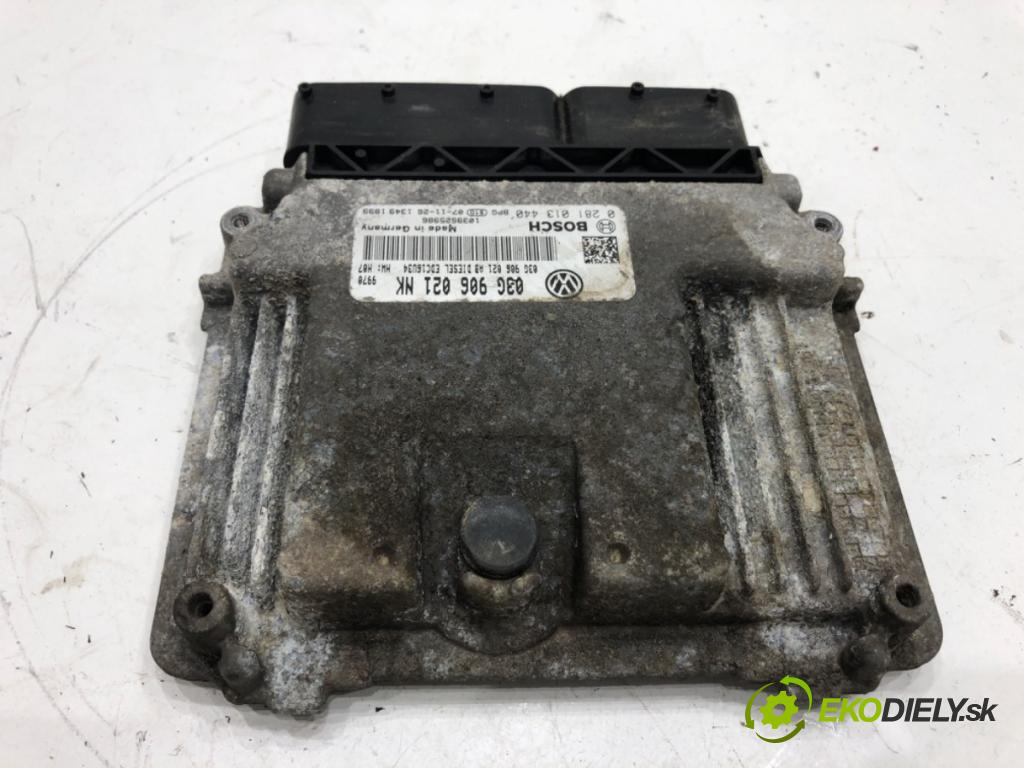 VW PASSAT B6 sedan 2007 103 kW 2.0 TDI 1968 riadiaca jednotka Motor 03G906021NK (Riadiaca jednotka)