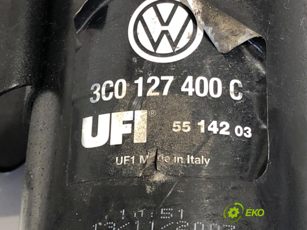 VW PASSAT B6 sedan 2007 103 kW 2.0 TDI 1968 Obal filtra paliva 3C0127400C (Obal palivového filtra)