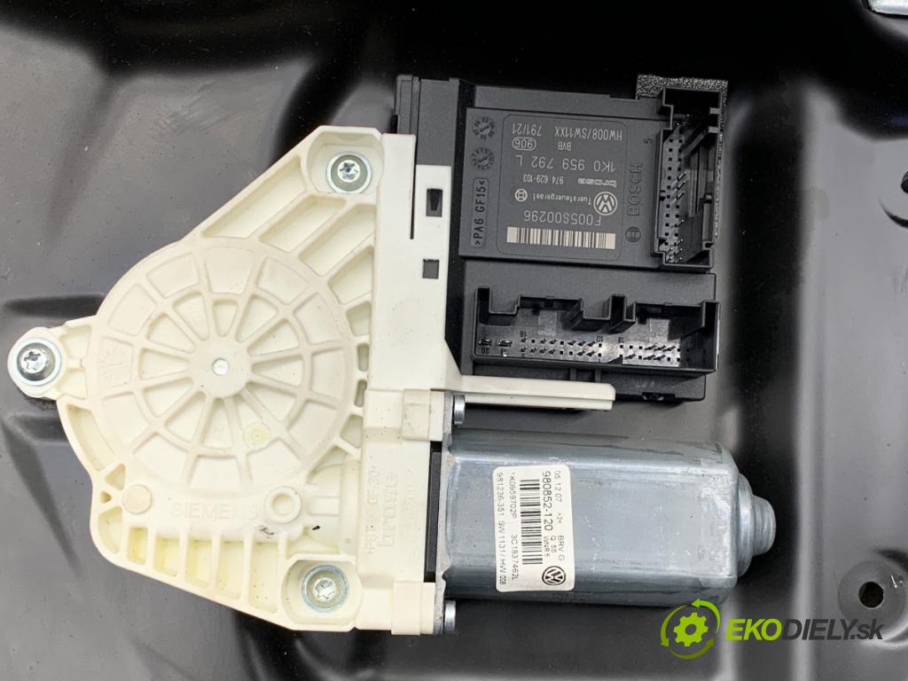 VW PASSAT B6 sedan 2007 103 kW 2.0 TDI 1968 mechanismus okna pravý přední část 1K0959702P