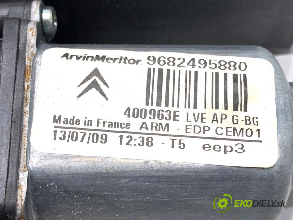 CITROEN C4 PICASSO I nadwozie wielkoprzestrzenne (MPV) 2009 80 kW 1.6 HDi 1560 mechanismus okna levý přední část 9682495880