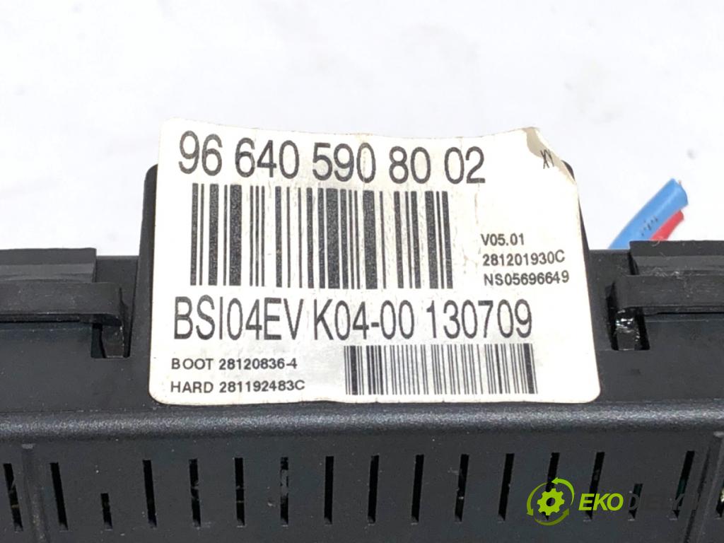 CITROEN C4 PICASSO I nadwozie wielkoprzestrzenne (MPV) 2009 80 kW 1.6 HDi 1560 modul BSI 966405908002 (Pojistkové skříňky)