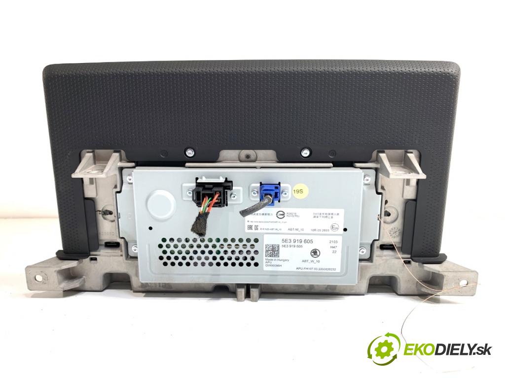 SKODA OCTAVIA IV Kombi 2022 150 kW 1.4 TSI iV 1395 Displej 5E3919605 (Přístrojové desky, displeje)