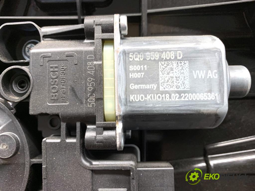 SKODA OCTAVIA IV Kombi 2022 150 kW 1.4 TSI iV 1395 mechanismus okna pravý zadní část 5E3839656A 5Q0959408D