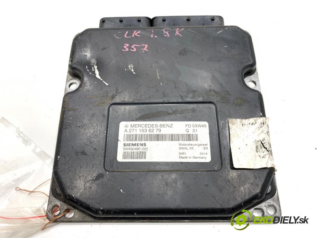 MERCEDES-BENZ W203 sedan 2003 120 kW C 200 Kompressor (203.042) 1796 riadiaca jednotka Motor A2711536279 (Riadiaca jednotka)