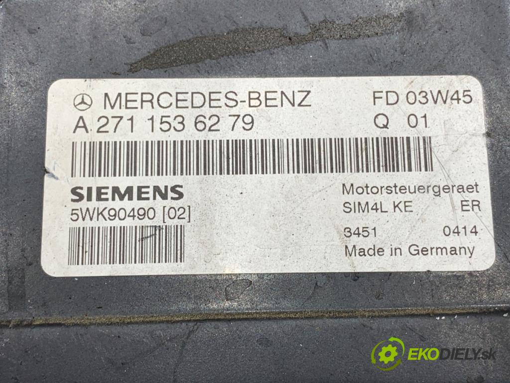 MERCEDES-BENZ W203 sedan 2003 120 kW C 200 Kompressor (203.042) 1796 riadiaca jednotka Motor A2711536279 (Riadiaca jednotka)