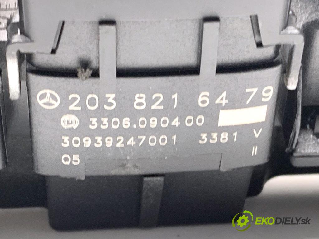 MERCEDES-BENZ W203 sedan 2003 120 kW C 200 Kompressor (203.042) 1796 Prepínač sedačky 2038216479