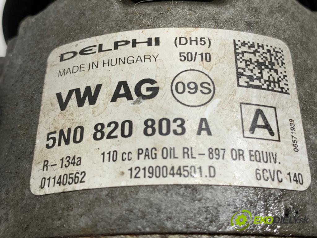 VW POLO V liftback 2011 66 kW 1.6 TDI 1598 Kompresor klimatizácie 5N0820803A (Kompresor klimatizácie)