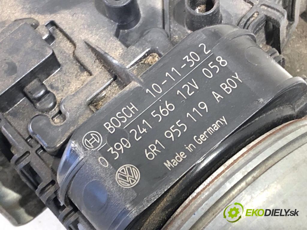 VW POLO V liftback 2011 66 kW 1.6 TDI 1598 Mechanizmus stieračov predný 6R1955023C (Motorček stieračov predný)