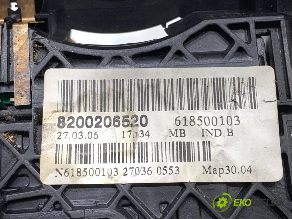 RENAULT SCÉNIC II nadwozie wielkoprzestrzenne (MPV) 2006 78 kW 1.5 dCi (JM1E, JM16) 1461 Prepínač kombinovaný 8200206520 (Prepínacie páčky pod volantom)