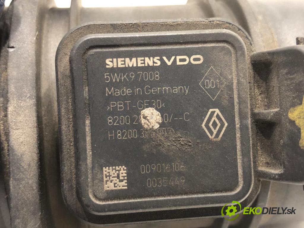 RENAULT SCÉNIC II nadwozie wielkoprzestrzenne (MPV) 2006 78 kW 1.5 dCi (JM1E, JM16) 1461 Váha vzduchu 5WK97008 (Váha vzduchu)