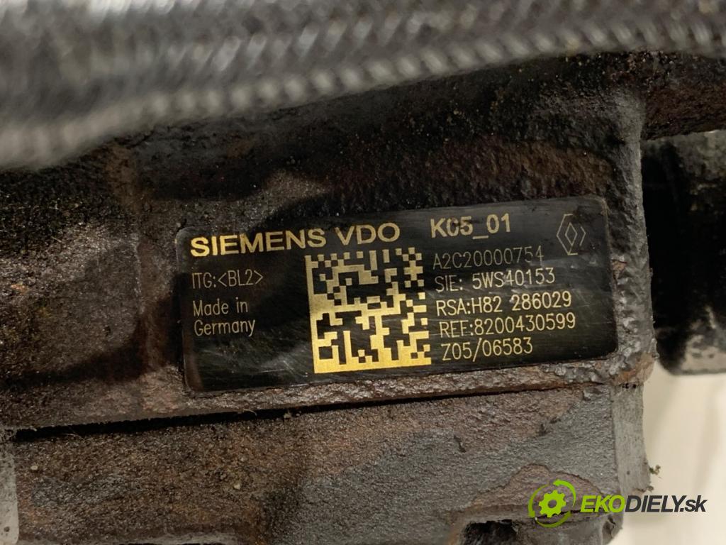 RENAULT SCÉNIC II nadwozie wielkoprzestrzenne (MPV) 2006 78 kW 1.5 dCi (JM1E, JM16) 1461 pumpa vstřikovací 8200430599 (Vstřikovací čerpadla)