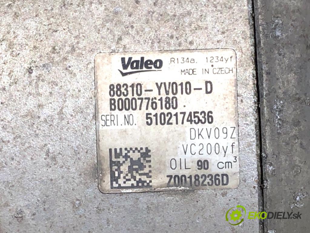 TOYOTA AYGO II liftback 2015 51 kW 1.0 (KGB40) 998 Kompresor klimatizácie 88310-YV010-D (Kompresor klimatizácie)