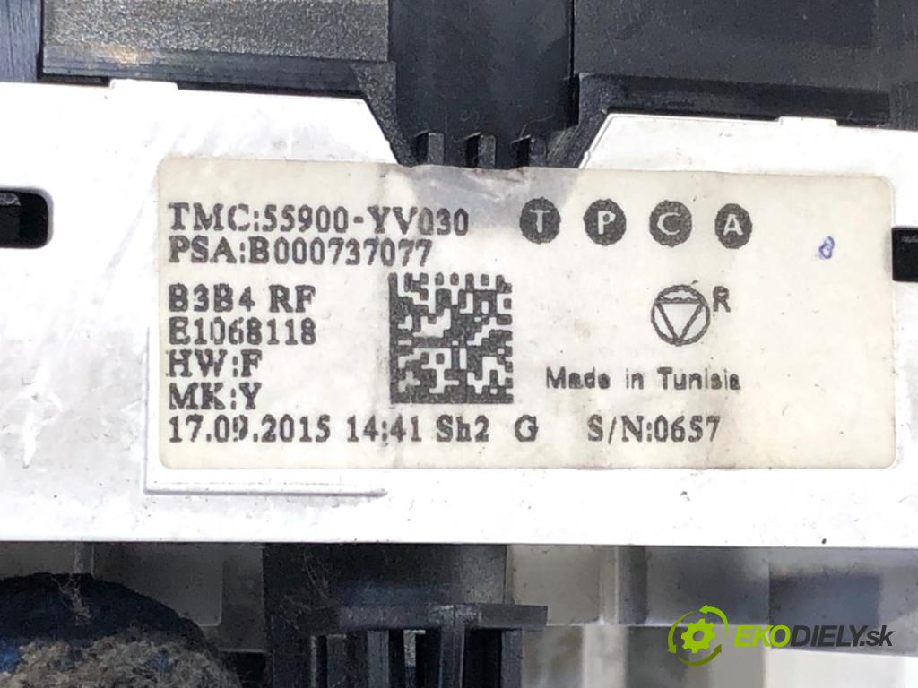 TOYOTA AYGO II liftback 2015 51 kW 1.0 (KGB40) 998 Panel ovládania kúrenia 55900-YV030 (Prepínacie páčky pod volantom)