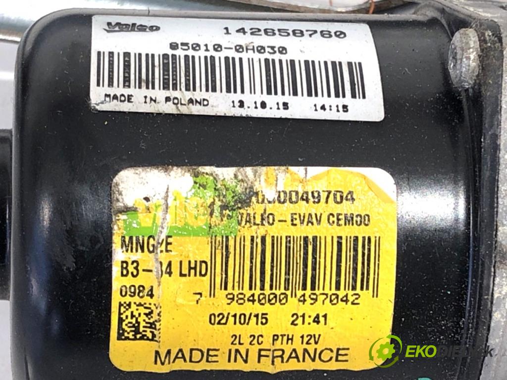 TOYOTA AYGO II liftback 2015 51 kW 1.0 (KGB40) 998 Mechanizmus stieračov predný 85010-0H030 (Motorček stieračov predný)