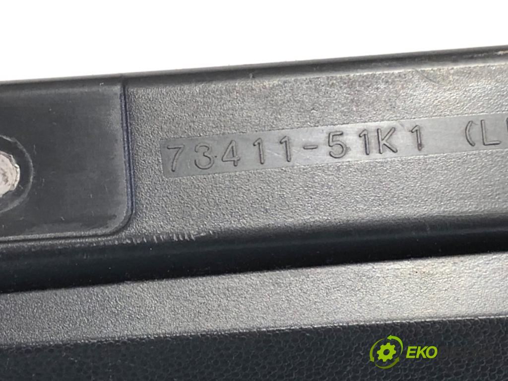 OPEL AGILA liftback 2009 63 kW 1.2 (F68) 1242 Priehradka, kastlík spolujazdca 73411-51K1 (Priehradka (kastlík))