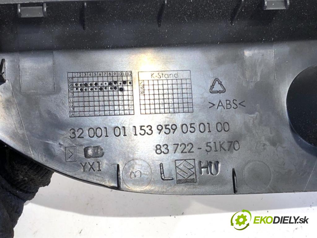 OPEL AGILA liftback 2009 63 kW 1.2 (F68) 1242 Prepínač okien 83722-51K70 (Prepínacie páčky pod volantom)