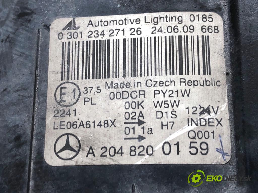 MERCEDES-BENZ S204 Kombi 2008 125 kW C 220 CDI (204.208) 2148 Svetlomet ľavy predný A2048200159