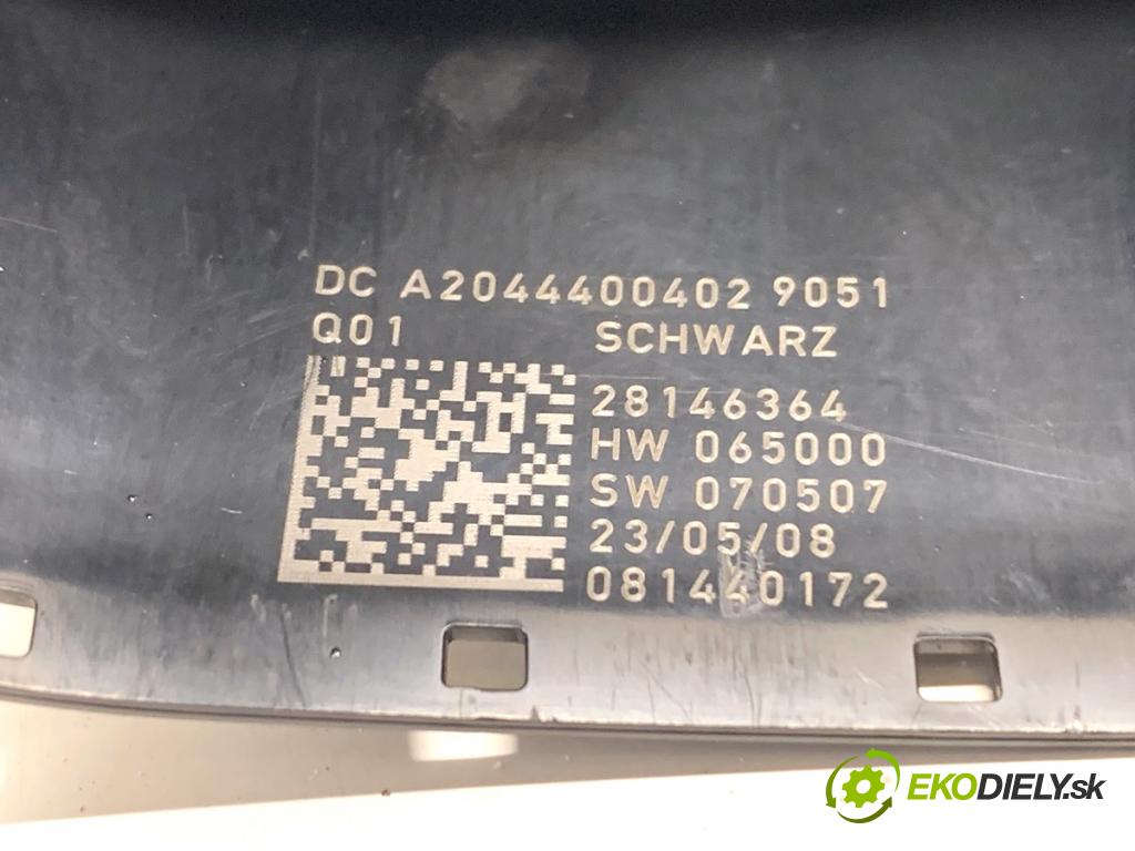 MERCEDES-BENZ S204 Kombi 2008 125 kW C 220 CDI (204.208) 2148 Prepínač kombinovaný A2044400402 (Prepínacie páčky pod volantom)