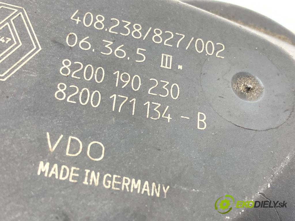 RENAULT SCÉNIC II nadwozie wielkoprzestrzenne (MPV) 2003 83 kW 1.6 (JM0C, JM0J, JM1B) 1598 Škrtiaca klapka 8200190230 (Škrtiaca klapka)