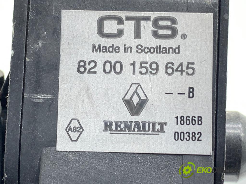 RENAULT SCÉNIC II nadwozie wielkoprzestrzenne (MPV) 2003 83 kW 1.6 (JM0C, JM0J, JM1B) 1598 Potenciometer plynu 8200159645 (Potenciometer plynového pedálu)