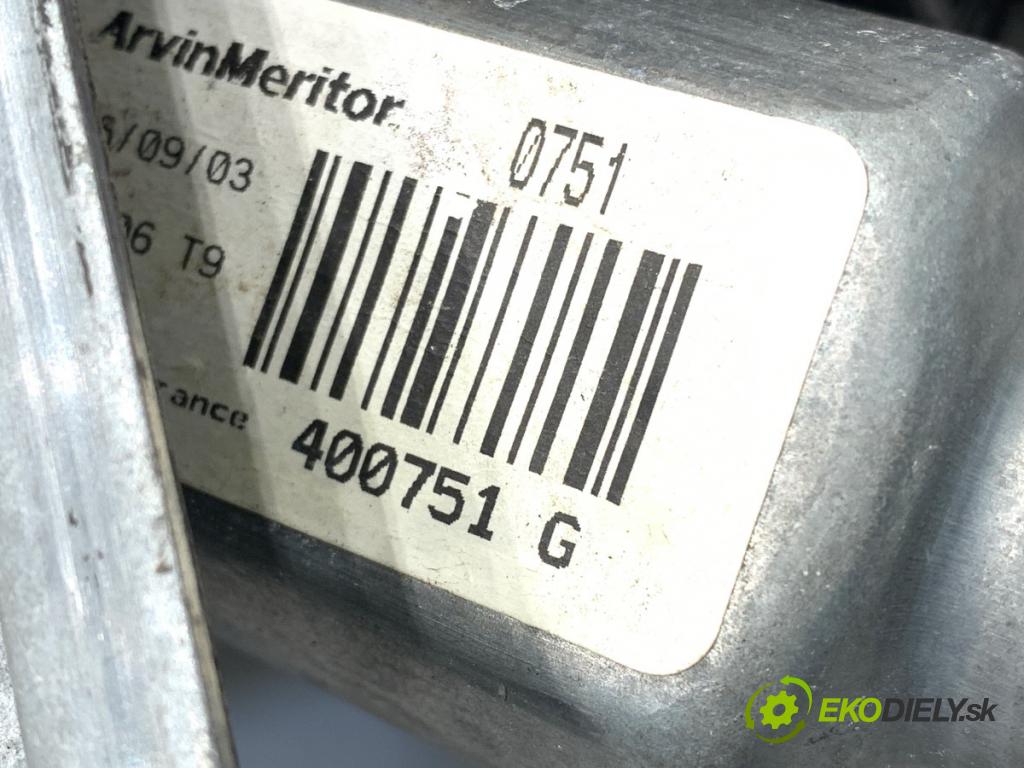 RENAULT SCÉNIC II nadwozie wielkoprzestrzenne (MPV) 2003 83 kW 1.6 (JM0C, JM0J, JM1B) 1598 mechanismus okna levý zadní část 400751G