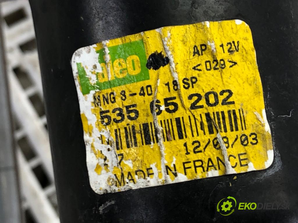 RENAULT SCÉNIC II nadwozie wielkoprzestrzenne (MPV) 2003 83 kW 1.6 (JM0C, JM0J, JM1B) 1598 Mechanizmus stieračov predný 53565202 (Motorček stieračov predný)