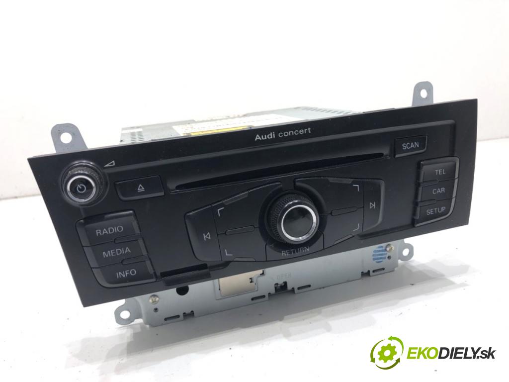 AUDI A4 B8 Kombi 2009 118 kW 1.8 TFSI 1798 RADIO 8T1035186C (Audio zariadenie)