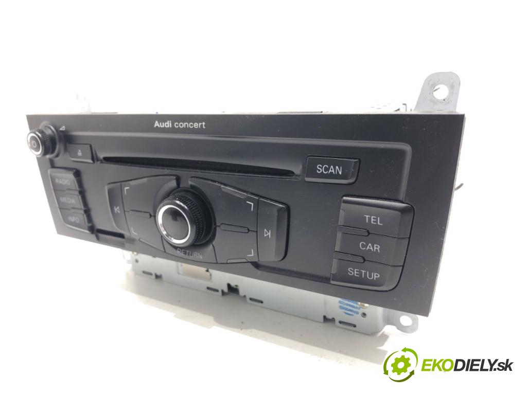 AUDI A4 B8 Kombi 2009 118 kW 1.8 TFSI 1798 RADIO 8T1035186C (Audio zariadenie)
