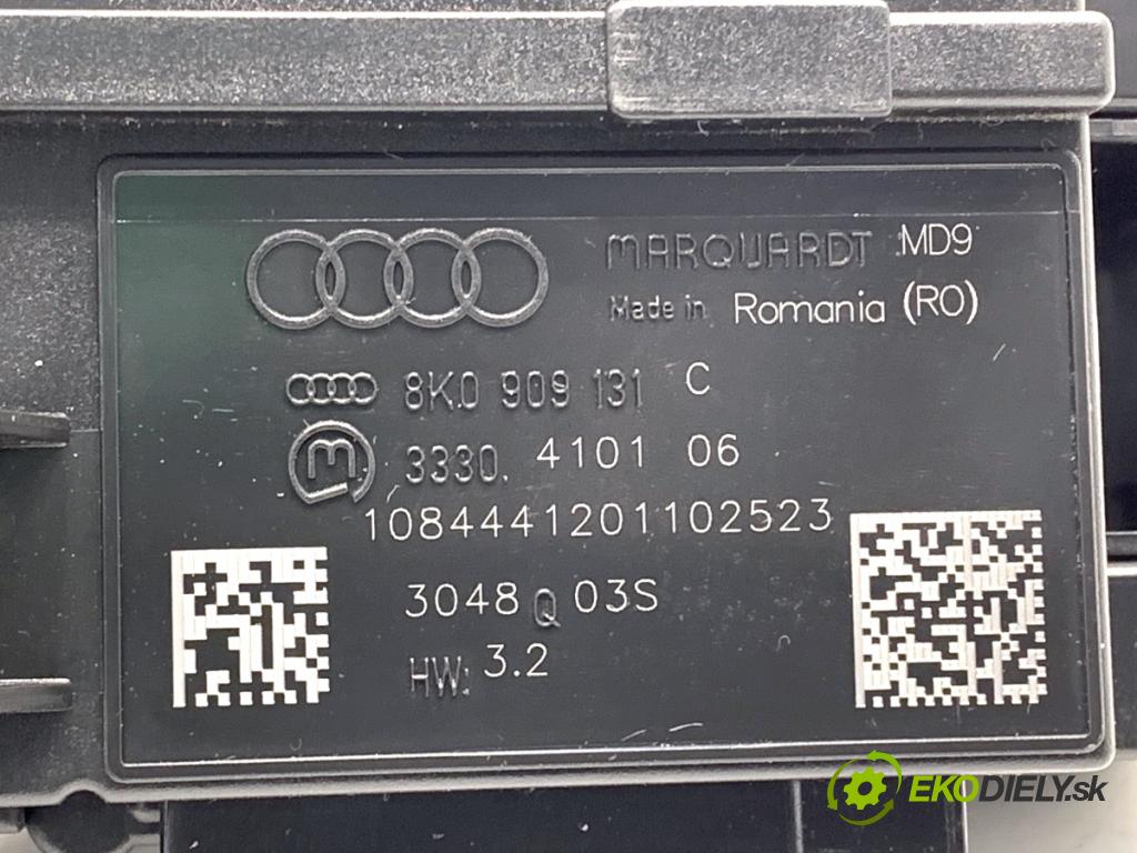 AUDI A4 B8 Kombi 2009 118 kW 1.8 TFSI 1798 spinačka 8K0909131C (Spínacia skrinka)