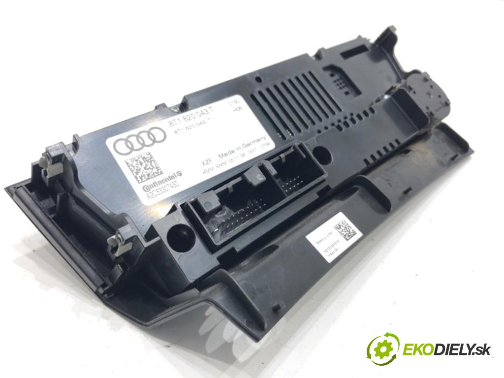 AUDI A4 B8 Kombi 2009 118 kW 1.8 TFSI 1798 Panel ovládania kúrenia 8T1820043T (Prepínacie páčky pod volantom)