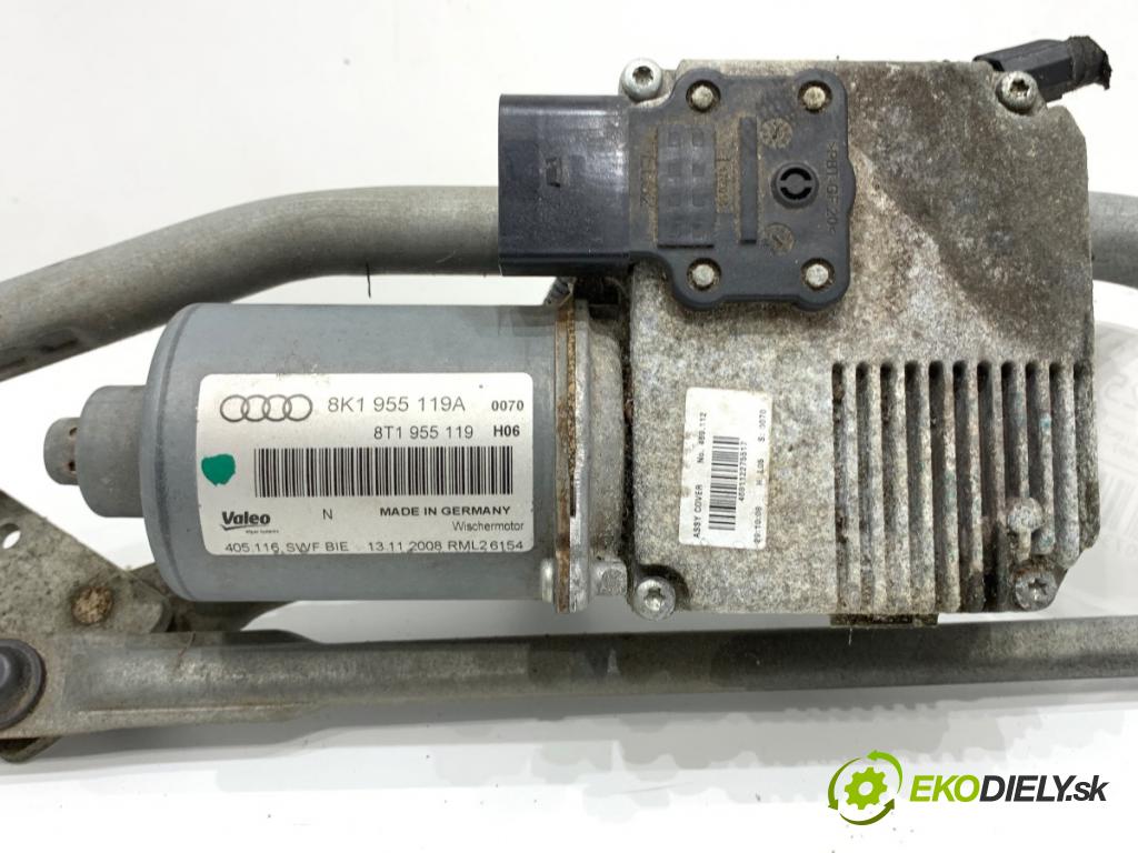 AUDI A4 B8 Kombi 2009 118 kW 1.8 TFSI 1798 mechanismus stěračů přední část 8K1955119A (Motorky stěračů)