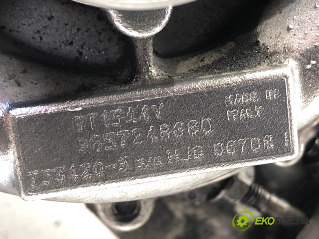 MAZDA 3 liftback 2004 80 kW 1.6 DI Turbo 1560 turbo 9657248680 (Turbodúchadla (kompletní))