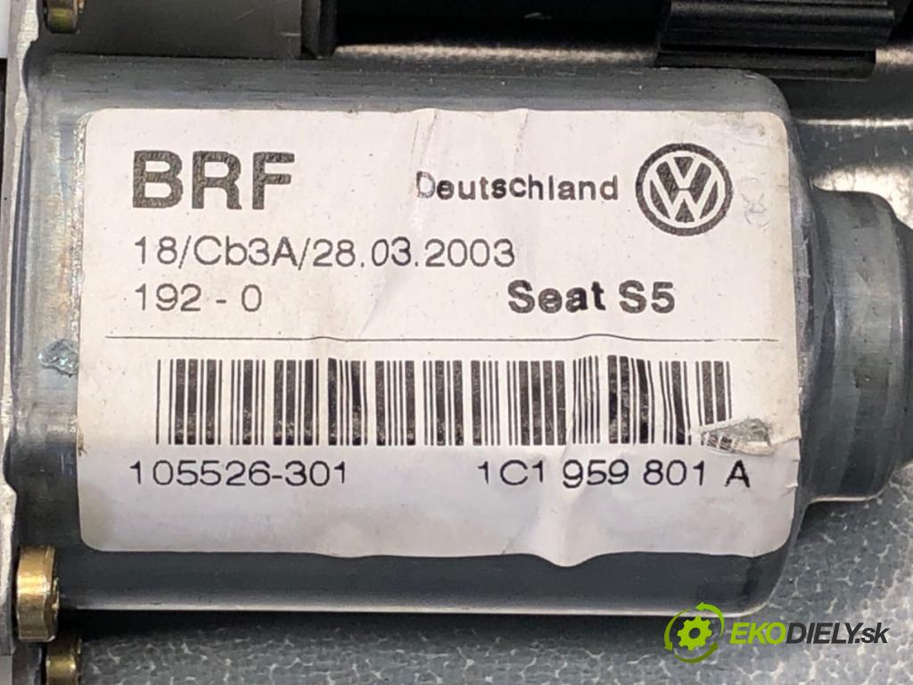 SEAT TOLEDO II sedan 2003 81 kW 1.9 TDI 1896 mechanismus okna pravý přední část 1C1959801A