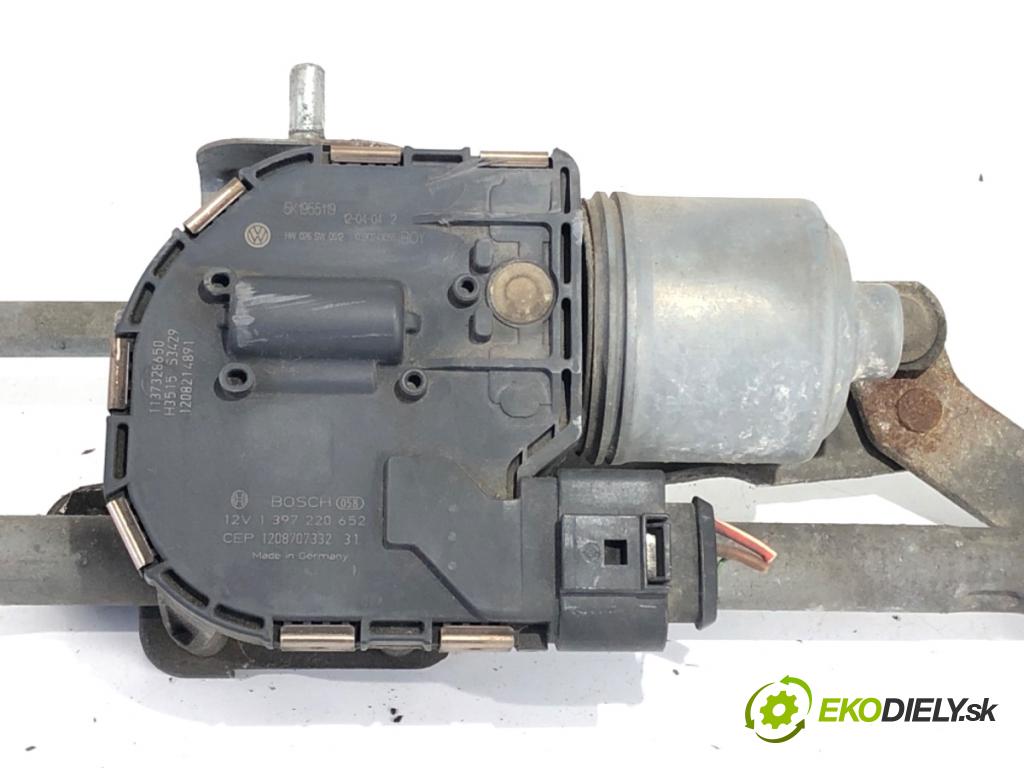 VW GOLF VI liftback 2012 66 kW 1.6 TDI 1598 mechanismus stěračů přední část 5K1955023 (Motorek stěračů přední)